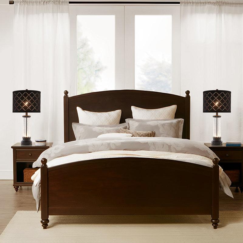 Wayfair Annora 26" Table Lamp Set With Night Light And USB Ports (Set Of 2)