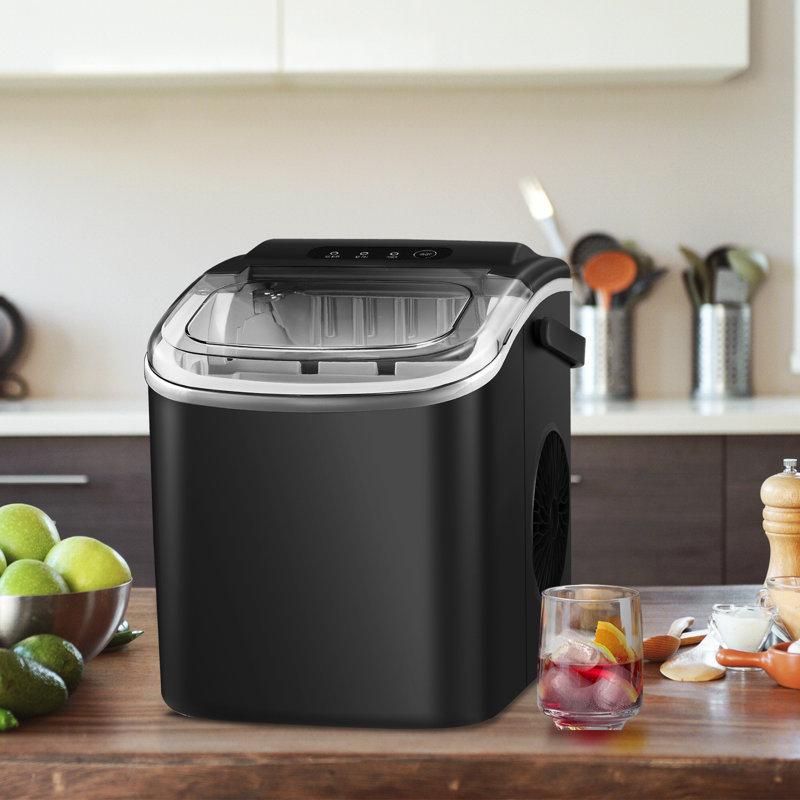 Wayfair Antarctic Star Countertop Ice Maker Ice Machine With Handle Self-Cleaning Ice Makers 26Lbs/24H 9 Ice Cubes Ready In 6 Mins For Home/Kitchen/Bar/Party/Camping