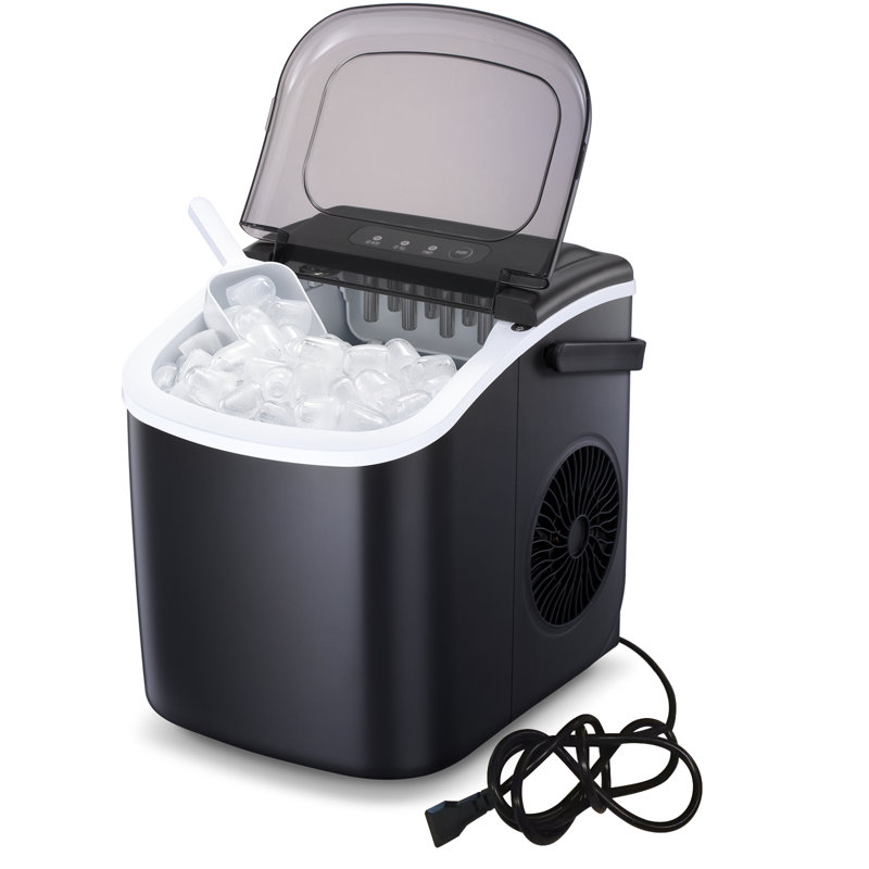 Wayfair Antarctic Star Countertop Ice Maker Ice Machine With Handle Self-Cleaning Ice Makers 26Lbs/24H 9 Ice Cubes Ready In 6 Mins For Home/Kitchen/Bar/Party/Camping