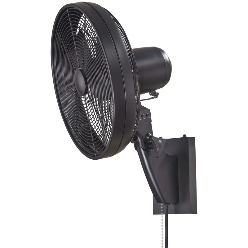 Wayfair Anywhere 15.5" Anywhere Oscillating Wall Mounted Fan