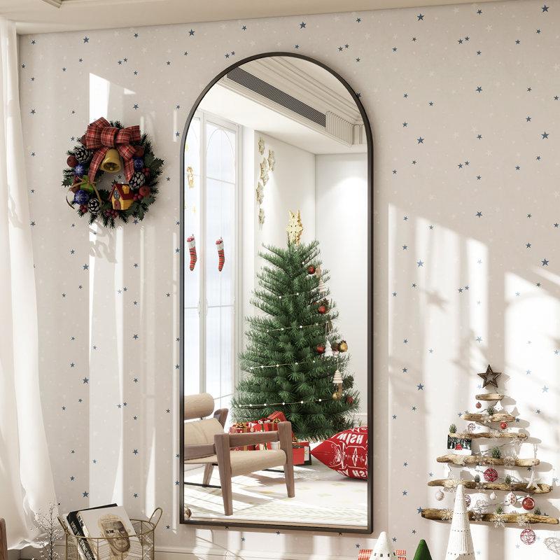 Wayfair Arched Metal Oversized Full Length Mirrors Wall Mirrors With Stand