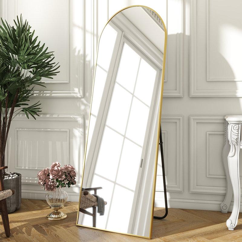 Wayfair Arched Metal Oversized Full Length Mirrors Wall Mirrors With Stand