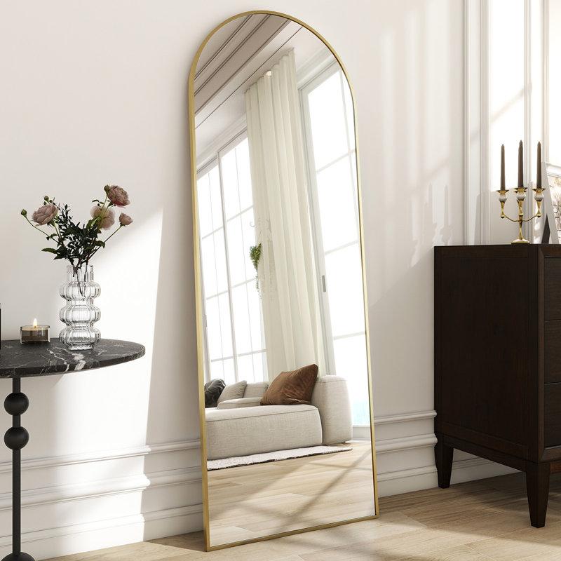 Wayfair Arched Metal Oversized Full Length Mirrors Wall Mirrors With Stand
