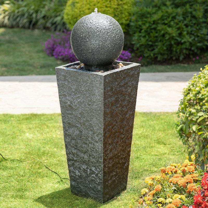 Wayfair Ayita Weather Resistant Abstract Fountain With Light