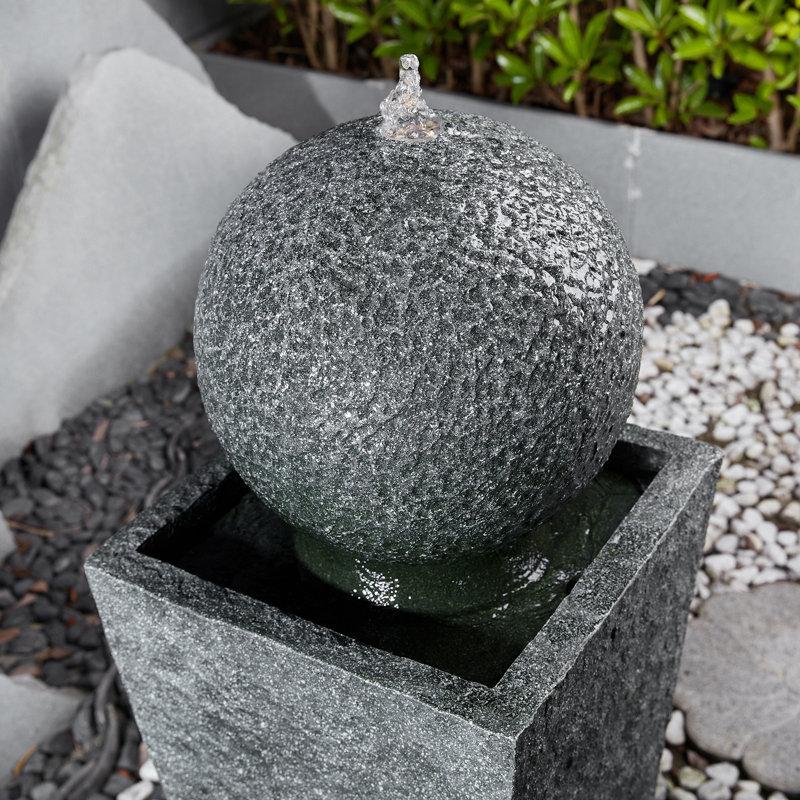 Wayfair Ayita Weather Resistant Abstract Fountain With Light