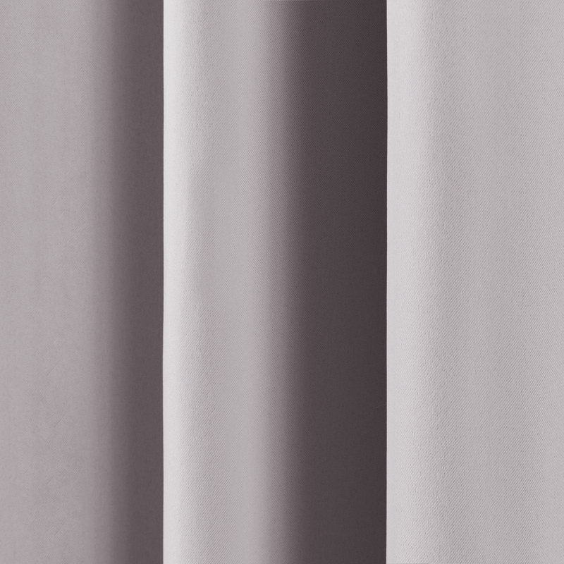 Wayfair Bantam Solid Blackout Thermal Rod Pocket Curtain Panels (Set Of 2)