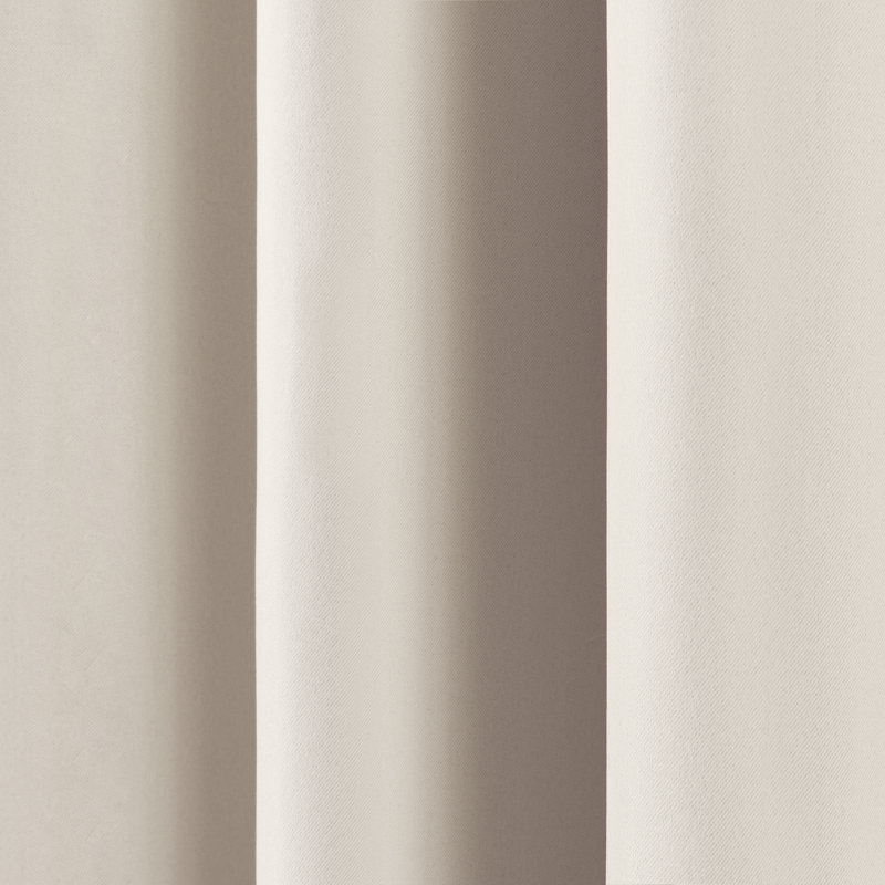 Wayfair Bantam Solid Blackout Thermal Rod Pocket Curtain Panels (Set Of 2)