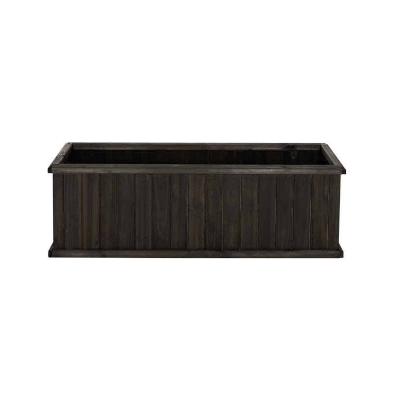 Wayfair Barros Outdoor Wood Planter Box New Green House Beauty And Hope Raised Garden Bed