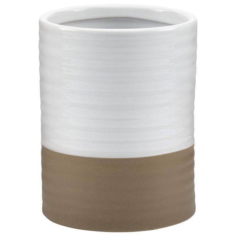 Wayfair Basic Essentials White Serveware 8 Piece Cooking Utensil Set With Utensil Crock