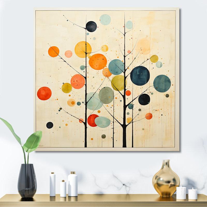 Wayfair Beige Mid Century Minimalist Masterpiece - Minimalism Wall Art