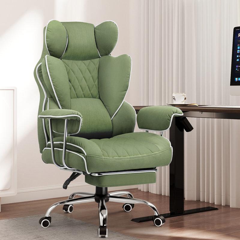 Wayfair Big And Tall Gaming Chair With Pocket Spring Lumbar Support Ergonomic Office Chair With Footrest Executive Desk Chair With Outward Fixed Soft Armrests Computer Chair With High Back