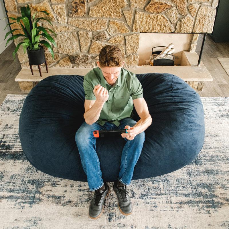 Wayfair Big Joe Extra Large Memory Foam Bean Bag Sofa With Soft Removable Cover