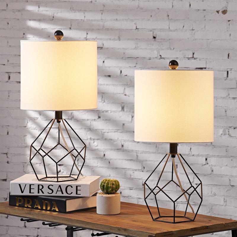 Wayfair Blythe 19" Metal Table Lamp (Set Of 2) (Set Of 2)