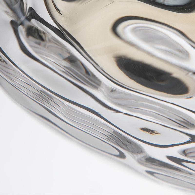 Wayfair Boatner Flush Mount Ceiling Light With Clear Hammered Glass