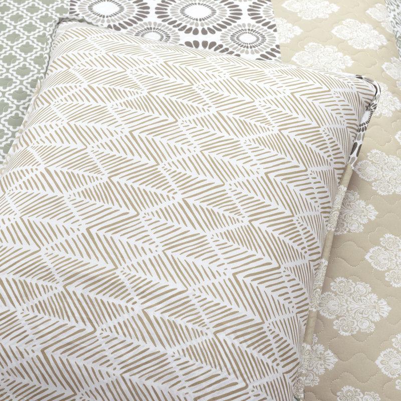 Wayfair Bohemian 100% Cotton Reversible 3-Piece Quilt Set