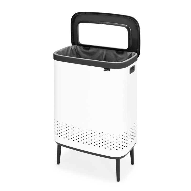 Wayfair Brabantia Bo Dual Compartment Laundry Hamper 2 X 11.9 Gallon (23.8 Gallon Capacity)