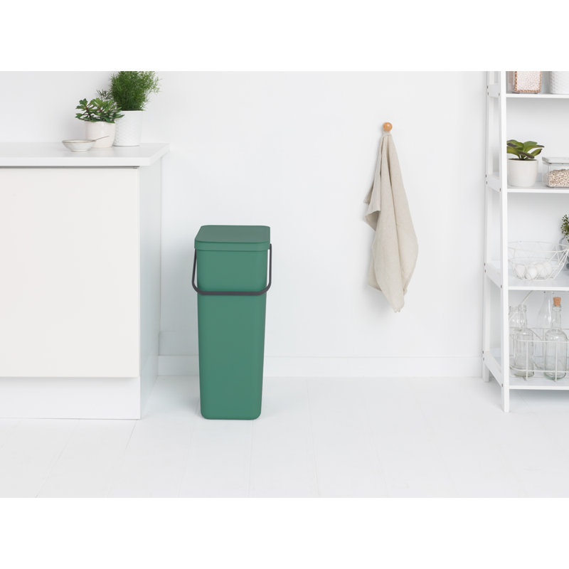 Wayfair Brabantia Sort & Go Plastic Recycling Bin 10.6 Gallon