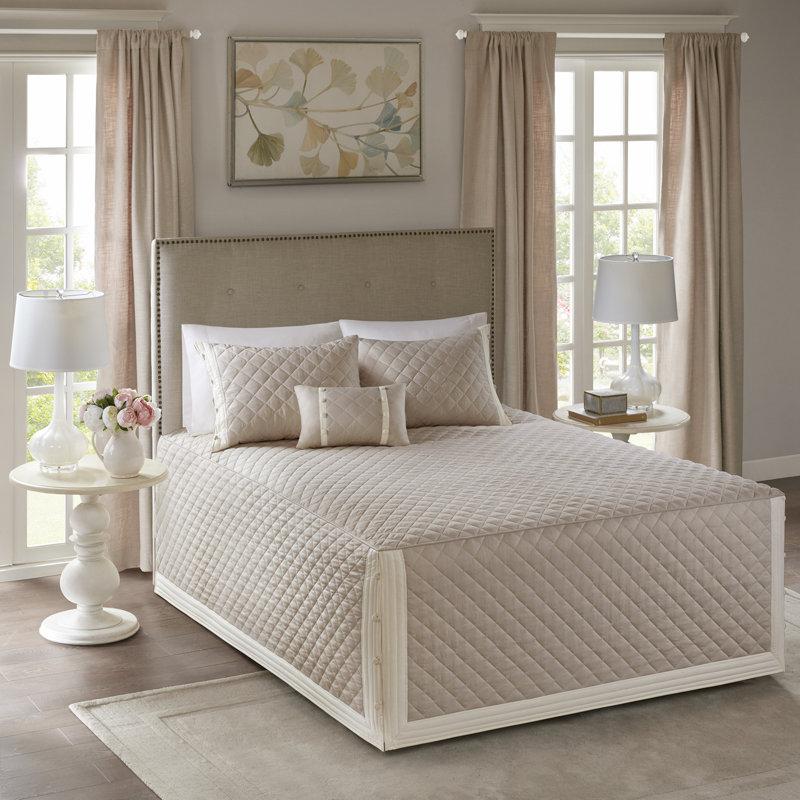 Wayfair Breanna Cotton Modern & Contemporary 4 Piece Quilt Set
