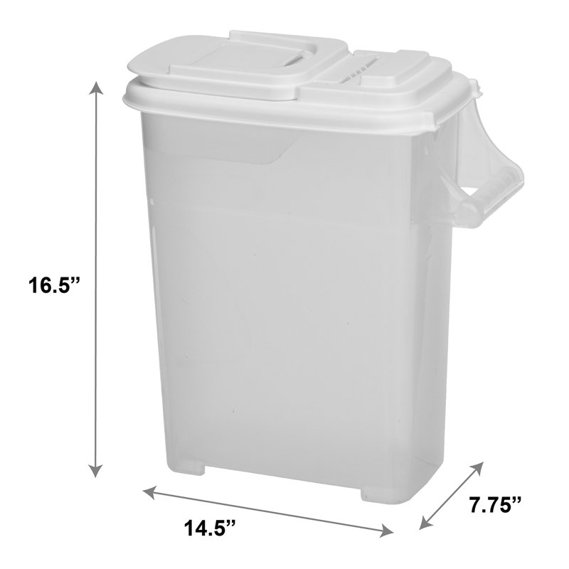 Wayfair Buddeez Bulk Food Storage Dispensers Plastic 16QT Set Of 2 With Scoops
