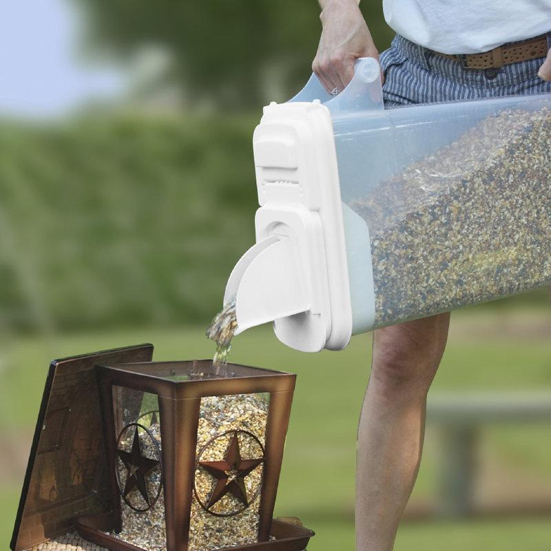 Wayfair Buddeez Bulk Food Storage Dispensers Plastic 16QT Set of 2 with Scoops