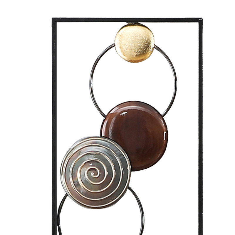 Wayfair Caiene Handmade Modern Abstract Wall Decor On Metal