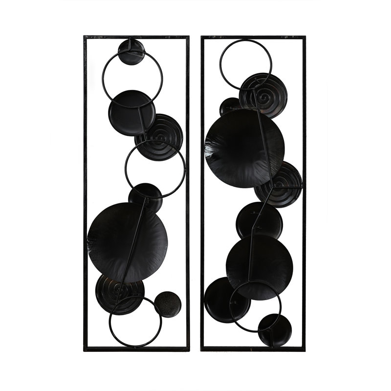Wayfair Caiene Handmade Modern Abstract Wall Decor On Metal