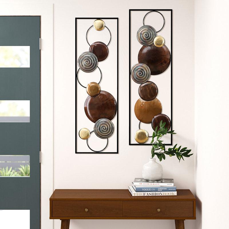 Wayfair Caiene Handmade Modern Abstract Wall Decor on Metal