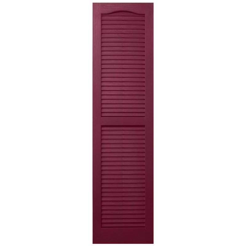 Wayfair Cathedral Top Standard Open Louver Shutters Pair (Set Of 2)