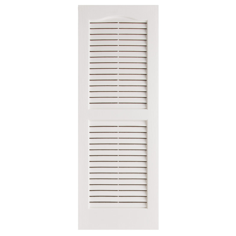 Wayfair Cathedral Top Standard Open Louver Shutters Pair (Set of 2)