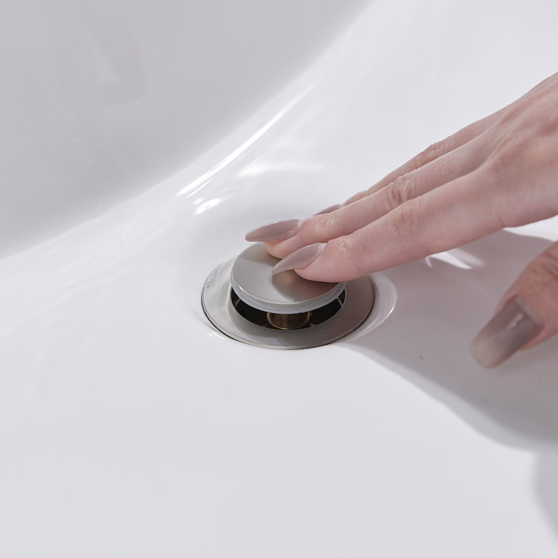 Wayfair Celestine Widespread Faucet 2-handle Bathroom Faucet With Drain Assembly WB-0300BN