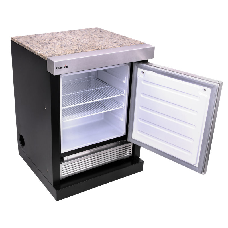 Wayfair Charbroil Medallion Series 2.7 Cubic Feet Freestanding Mini Fridge Outdoor Kitchen Component