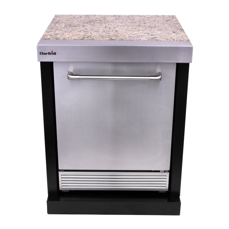 Wayfair Charbroil Medallion Series 2.7 Cubic Feet Freestanding Mini Fridge Outdoor Kitchen Component