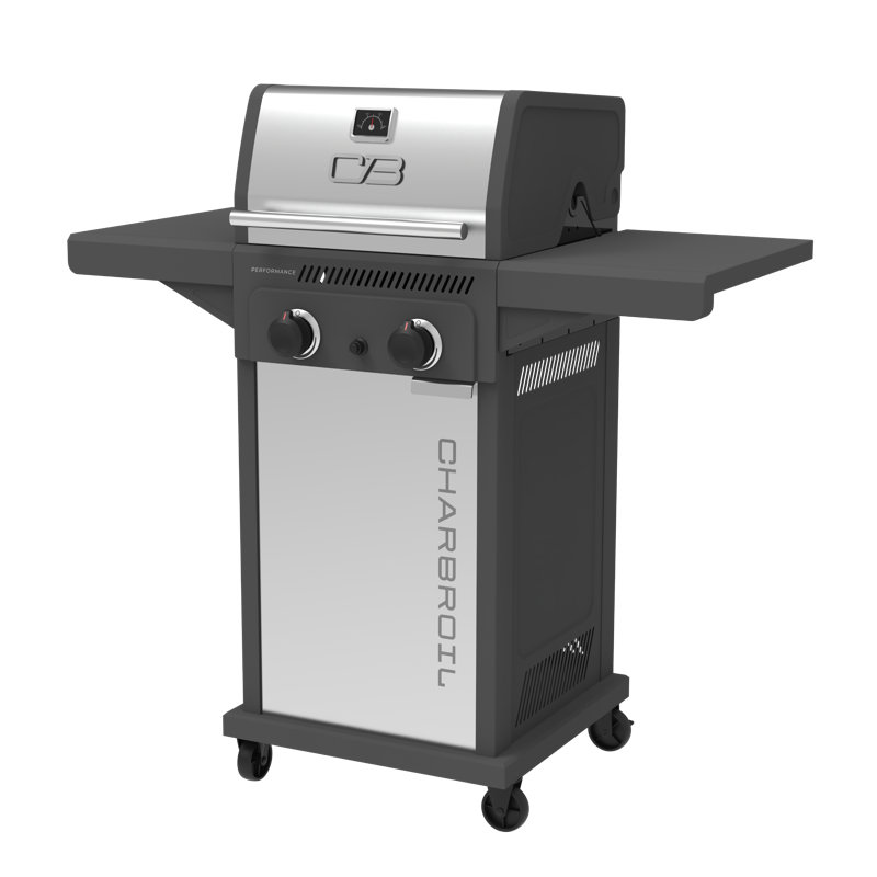 Wayfair Charbroil Performance Series 2-Burner Gas Grill Cabinet Grey & Stainless Steel