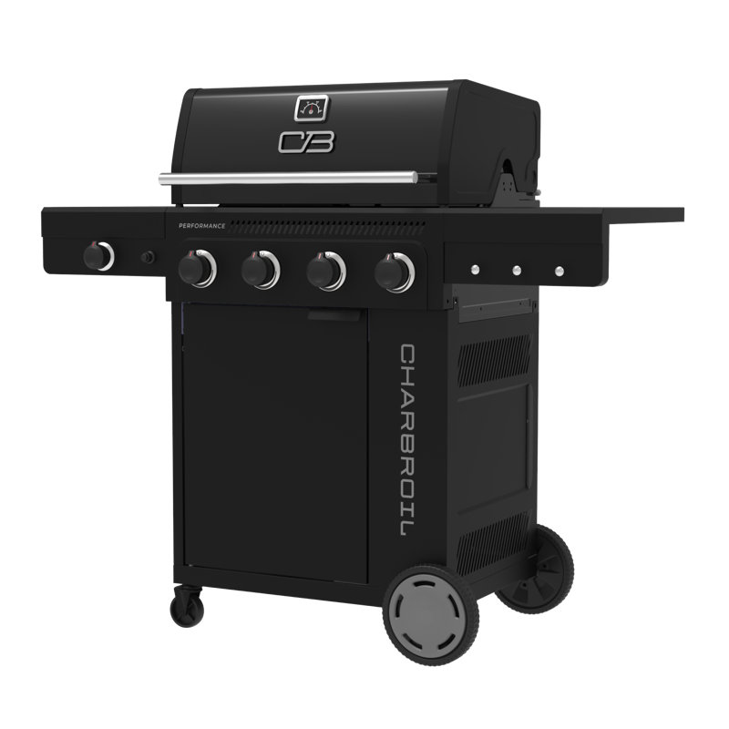 Wayfair Charbroil Performance Series 4-Burner Gas Grill Cabinet With Side Burner