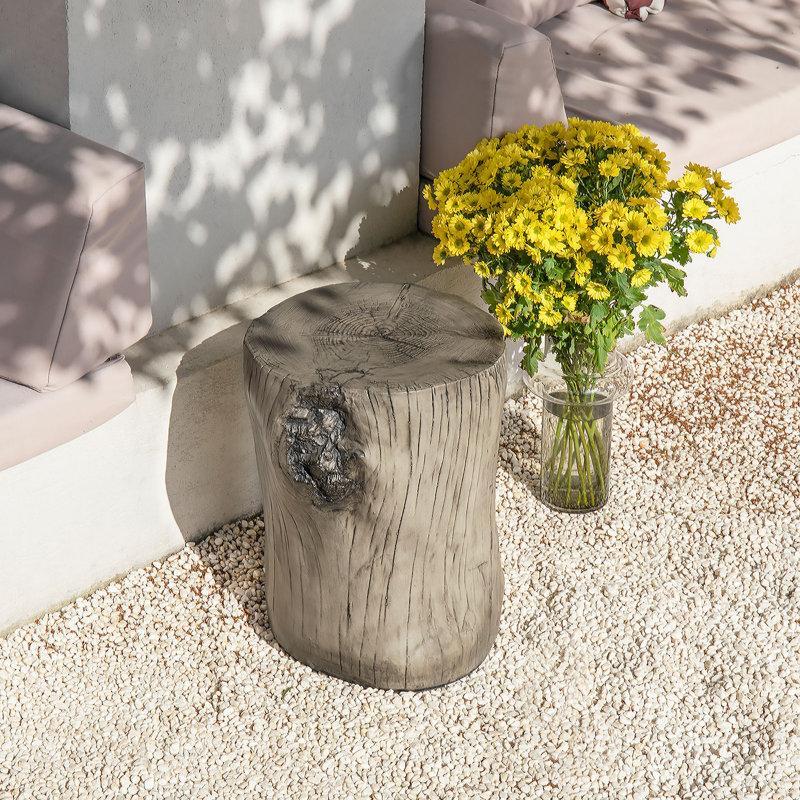 Wayfair Chariese 15'' Outdoor Concrete Side Table (Set Of 2)