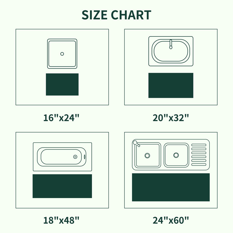 Wayfair Chenault Soft Absorbent Microfiber Non-Slip Backing Rectangle Bath Rug