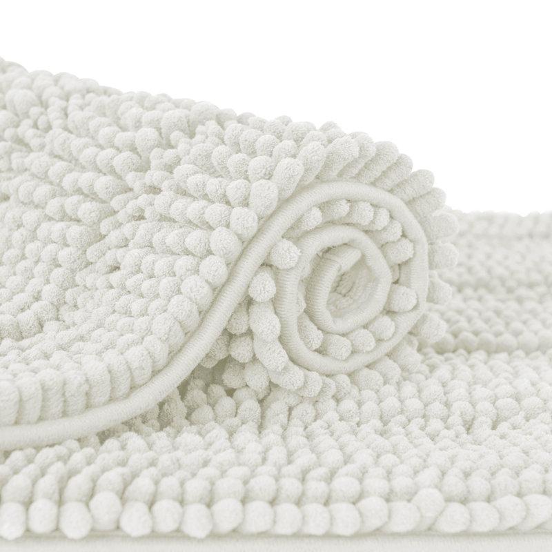 Wayfair Chenault Soft Absorbent Microfiber Non-Slip Backing Rectangle Bath Rug