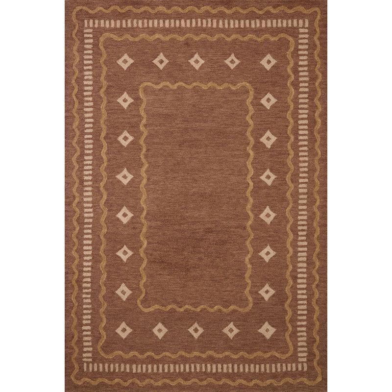 Wayfair Chris Loves Julia X Loloi Alfie Clay / Spice Area Rug
