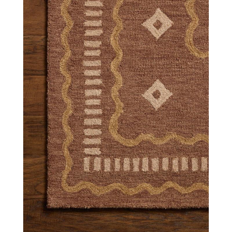 Wayfair Chris Loves Julia X Loloi Alfie Clay / Spice Area Rug