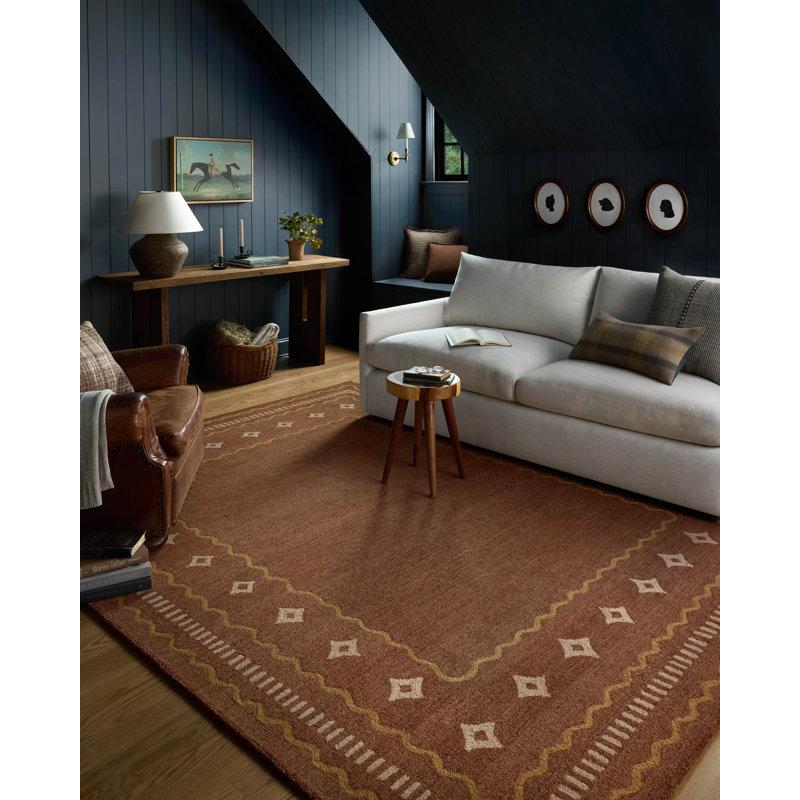Wayfair Chris Loves Julia x Loloi Alfie Clay / Spice Area Rug