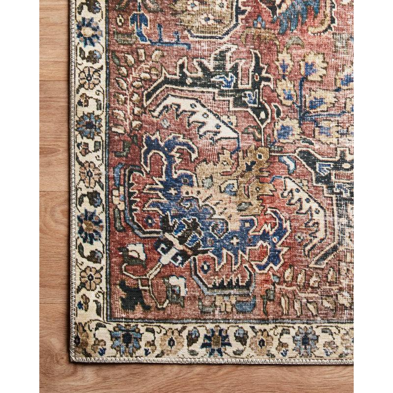 Wayfair Chris Loves Julia X Loloi Jules Oriental Merlot Rug