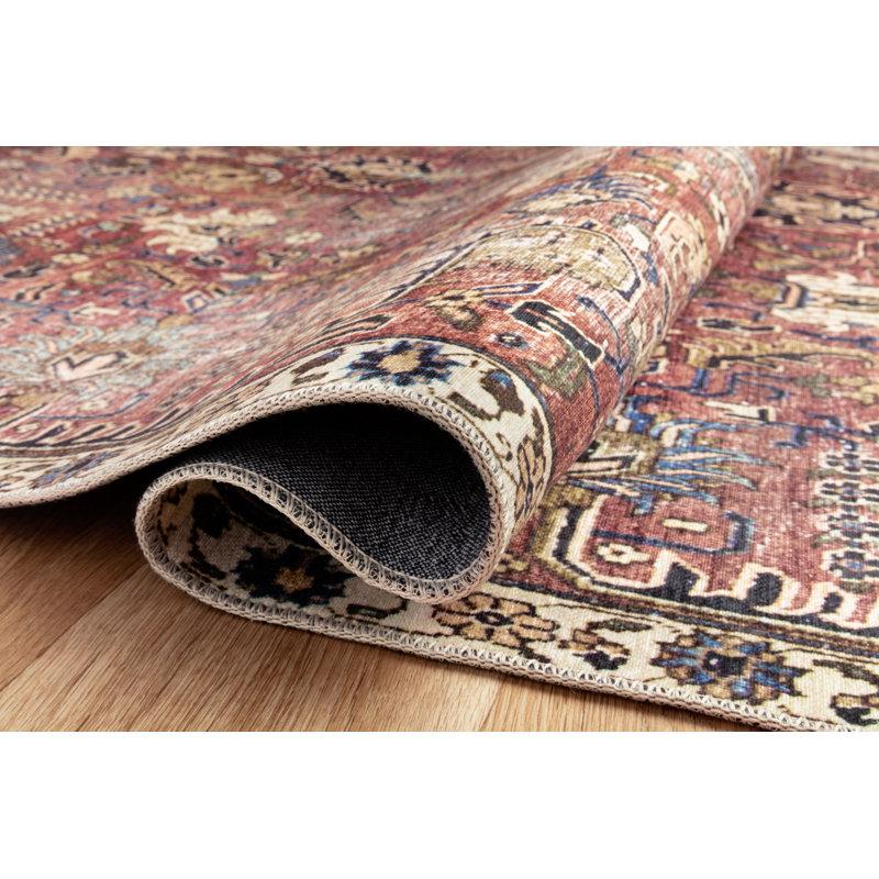 Wayfair Chris Loves Julia X Loloi Jules Oriental Merlot Rug