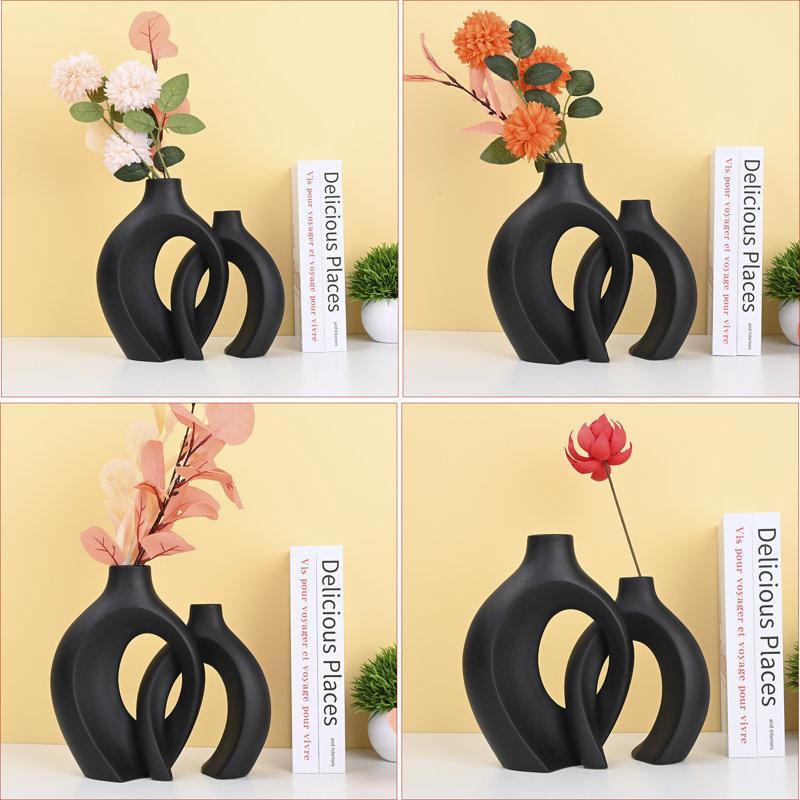 Wayfair Christiam 2 Piece Handmade Ceramic Table Vase