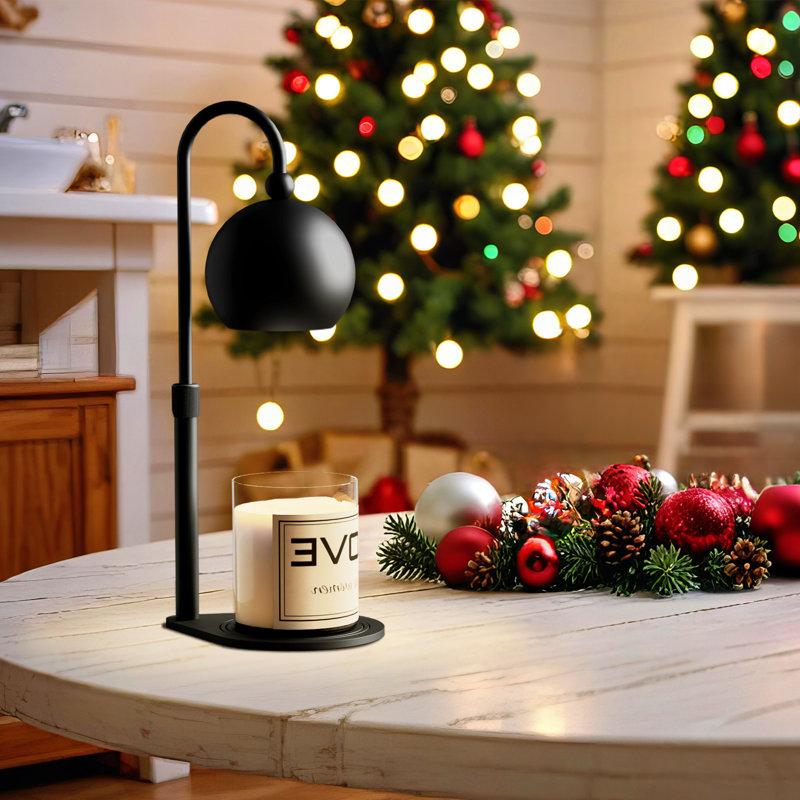 Wayfair Christmas Present Metal Candle Heating Table Lamps Metal Candle Holders With Bulbs Candle Melting Lamps