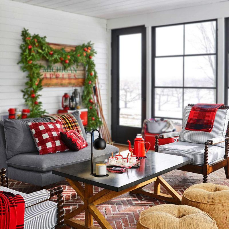 Wayfair Christmas Present Metal Candle Heating Table Lamps Metal Candle Holders With Bulbs Candle Melting Lamps