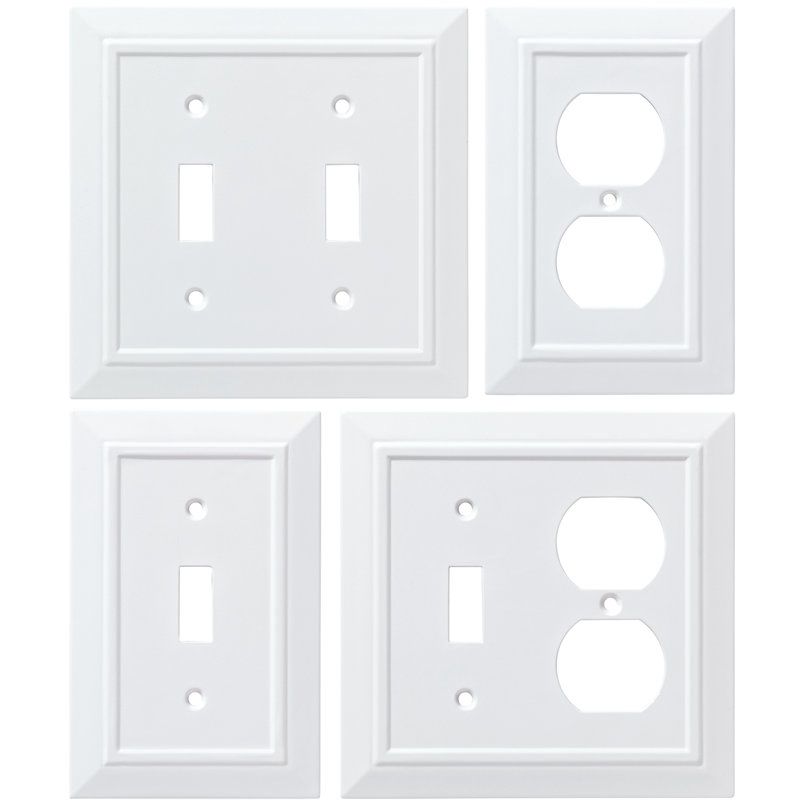 Wayfair Classic Architecture 1-Gang Rocker Wall Plate