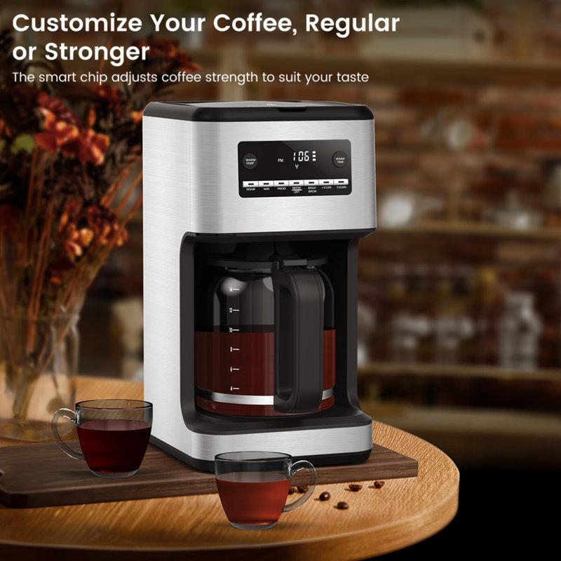 Wayfair Coffee Maker With 14-Cup Carafe Brewer&Timing Function HD57HG51GS