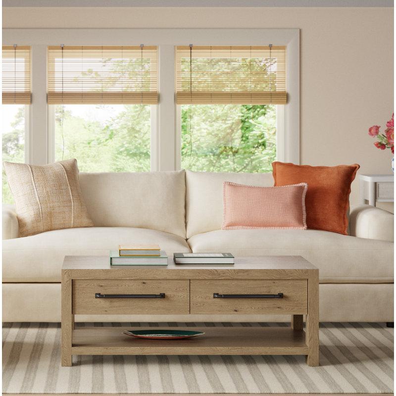 Wayfair Collier Scalloped Edges Cotton Throw Pillow