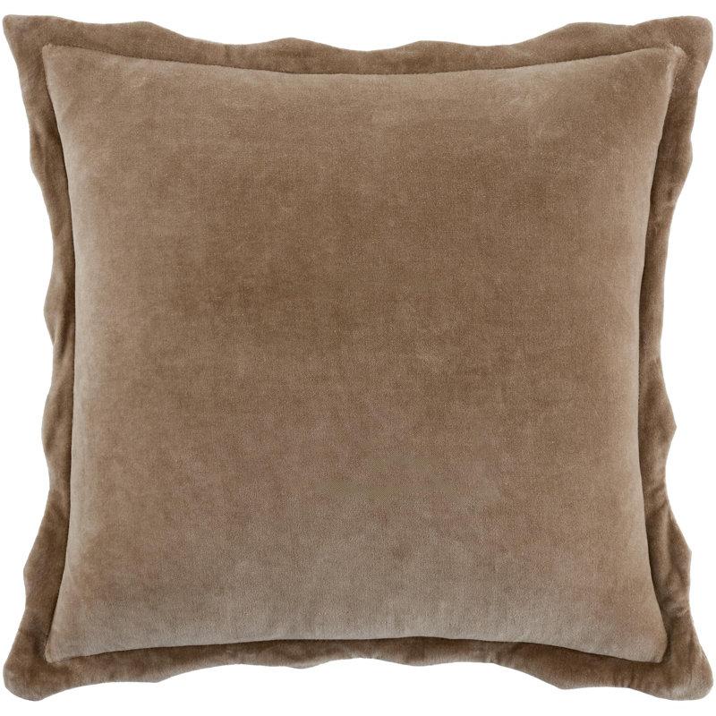 Wayfair Collier Scalloped Edges Cotton Throw Pillow