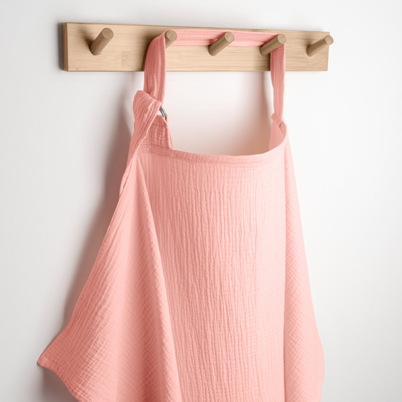 Wayfair Comfy Cubs Muslin Nursing Cover - 100% Muslin Breastfeeding Cover With Adjustable Neck Strap